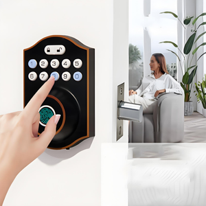 中国製指紋認証WiFiスマートロック（木製/スチール/ステンレス鋼ドア用、Tuyaアプリ制御対応）PST-D6-<span class=keywords><strong>WF</strong></span> - Product Image 2