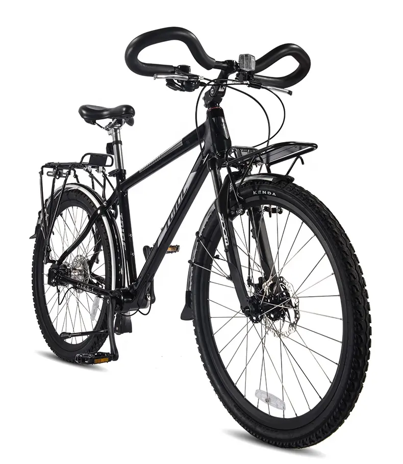 2020 Hot Sale Taiwan Manufacturer 7 Speed Travel Bike Fat Mountain Bike With Removable Luggage Rack shaft drive no chain