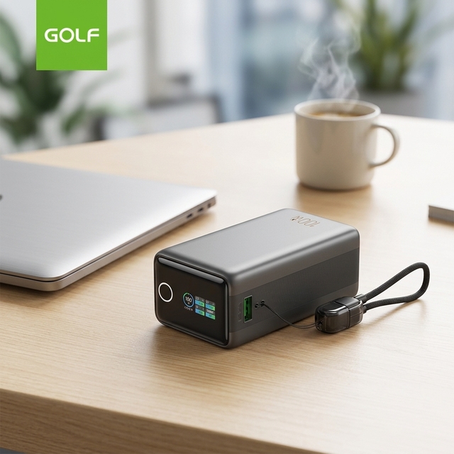 PD 100W Fast Charging Power Station With Cable O E M Wholesale TFT Display Touch Switch Big Capacity Power Bank 20000mAh