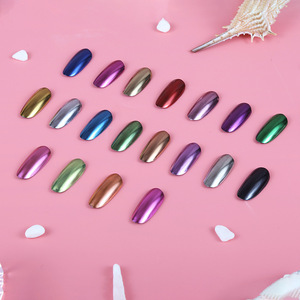 ผงทาเล็บโครเมียมไทเทเนี่ยม,ผงสีทาเล็บแวววาวมี22สี - Product Image 5