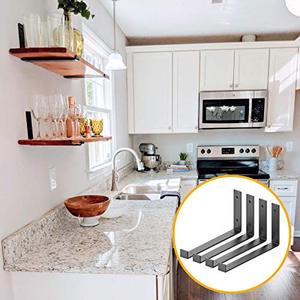 Giá Đỡ Dạng Chữ L Trang Trí Công Nghiệp Tự Làm Giá Đỡ Kệ Nổi Treo Tường Giá Đỡ Kệ Nổi Hạng Nặng - Product Image 6