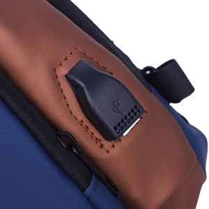 Bolsa Transversal Masculina Multifuncional Antifurto de Grande Capacidade para Esportes ao Ar Livre com USB - Product Image 5