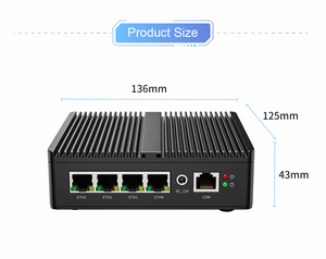 M1A มินิสำหรับเล่นเกม Intel Core I7 I9 DDR5 Thunderbolt4 32กรัมพอร์ต LAN คู่สำหรับเล่นเกมมินิพีซี - Product Image 3
