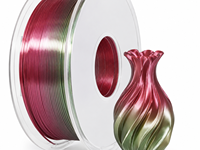 Filamen Printer 3D Cyan Silk PLA 1.75mm 1kg, Hasil Akhir Mengkilap Sutra Konsisten, Gulungan Spool untuk Pencetakan FDM, Cocok untuk Properti Cosplay