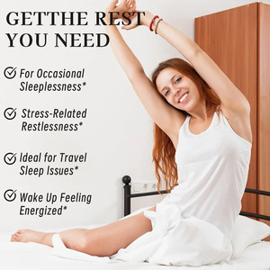 Suplemento de sueño a base de hierbas de calidad caliente Cápsulas para dormir Apoya el sueño, se duerme rápido, despierta refrescado y reparador, calma <span class=keywords><strong>la</strong></span> <span class=keywords><strong>mente</strong></span> - Product Image 4