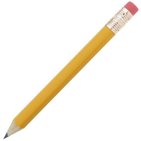Ensemble de crayons de golf en bois de taille réduite en promotion, en gros, pas cher, 3,5 pouces, avec logo personnalisé