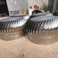 Ventilateur d'extraction industriel à turbine de toit actionné par le vent naturel