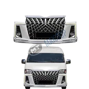 Haice MAICTOP Car Accessories Facelift Upgrade Front Rear Bumper Grill Body Kit For Hiace 200 Series Haice Van Wide Body