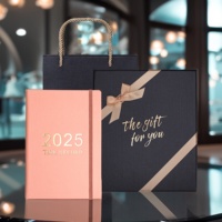 Envíos Rápidos Agenda Diaria 365 Días Personalizada 2027 2028 Todo el Año A5 Cuaderno de Cuero PU para Planificar Reuniones con Bolígrafo