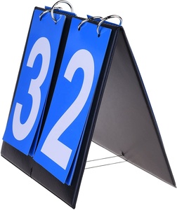 Tableau de pointage portable LXY-095 pour les jeux de plein air dans la cour, les cartes à rabat portables <span class=keywords><strong>Flipper</strong></span> retournent jusqu'à 99" - Product Image 5