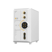 New Design Computer Case M-ATX PC Case with Fan Speed and ARGB Control Button