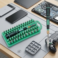 Gebrochener Bildschirm: Kein Problem - SD-9828 58-teiliges Werkzeugset Enthält Alle Bits für iPhone, Samsung & Android Handy-Reparatur