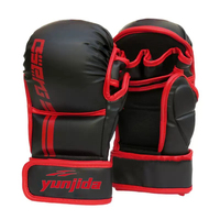 Gants de boxe MMA demi-doigts peuvent être personnalisés épais et résistants à l'usure Nouveaux gants MMA d'exercice de sac de sable de boxe