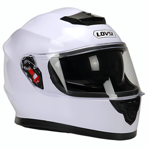 Casque de moto intégral LOVSI, certifié DOT, coque en ABS, visière transparente, doublure en mousse à libération rapide, graphisme, toutes saisons - Product Image 5