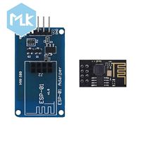 Módulo Adaptador WiFi Inalámbrico Serial ESP8266 ESP-01 MLK 3.3V 5V, Adaptadores PCB Esp01 Compatibles con Ar-du-in-o