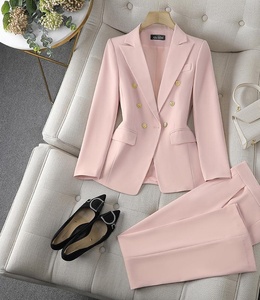 2026 Neuerscheinung Bürodamen-Anzug-Set Eleganter Slim-Fit Business-Casual <span class=keywords><strong>Blazer</strong></span> mit Hose - Product Image 5