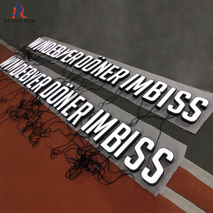 Control remoto de señalización LED con letras de canal 3D personalizado IP65 resistente al agua Asistente de <span class=keywords><strong>Google</strong></span> Compatible con empresas comerciales y bodas - Product Image 1