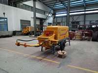 Pompe à béton projeté humide MINLE SPB avec moteur YUCHAI, machine à béton projeté verticale de 30 m, taux de rebond de 10 % pour la protection des pentes