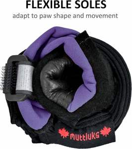 Vente chaude hiver velours chien chaussures avec une semelle élastique améliorée réglable solide motif fournitures pour animaux de compagnie pour une <span class=keywords><strong>marche</strong></span> confortable - Product Image 2