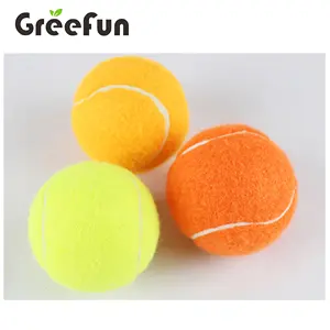 Niedrigen MOQ Werbe Custom Tennis Bälle Pre-cut Training Tennis Ball Für Großhandel Verschiedene Farbe Erhältlich Schwarz Tennis Bälle