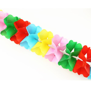 Small Ring Shaped Paper Flower <b>Box</b> Companion Bag 1 Meter Colorful Stage <b>Magic</b> Prop Accessory For Party Decorations - Product Image 2