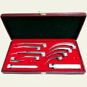 Ensemble de laryngoscope électrique Medivolve Macintosh Miller avec 9 lames en acier inoxydable pour la gestion des voies respiratoires - Fournisseur en gros - Product Image 2