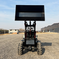 CE-Zertifizierter 400kg Traglast Elektrischer Mini-Frontlader Kleiner Frontlader 4WD Batteriebetriebener Mini-Elektro-Radlader