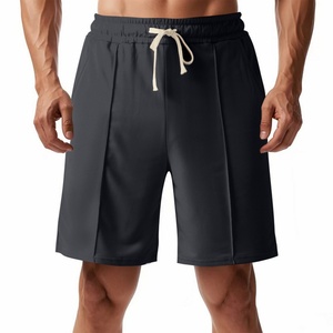 Pantalones Cortos de Pana para Hombre, Verano 2024, de Secado Rápido, Transpirables, con Textura Acanalada, Casuales, Deportivos, Ajustados, de Color Sólido, con Cordón - Product Image 3