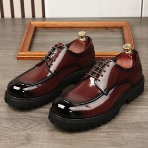 Top Tier Luxury Designer Best Selling Autumn Waterproof Oxford Shoes British Style Peep <b>Toe</b> Business Formal Men's Casual - Product Image 2