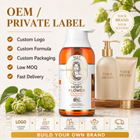Gel douche SILU aux fleurs de houblon naturel, hydratant en profondeur et rafraîchissant, pour le soin quotidien de la peau