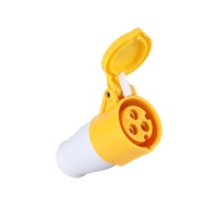 Prise industrielle aviation IP44 16 ampères 3 broches femelle 110V ZNG-213-4