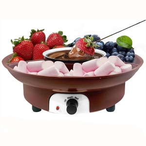 Fontaine à chocolat électrique pour plateau de fruits avec pot à <span class=keywords><strong>fondue</strong></span>, <span class=keywords><strong>tour</strong></span> de fusion et distributeur de sauce - Product Image 1