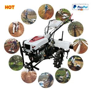 Motoculteur rotatif multifonction à moteur diesel pour le jardinage avec engrenage-Désherbeur agricole à haute productivité - Product Image 3