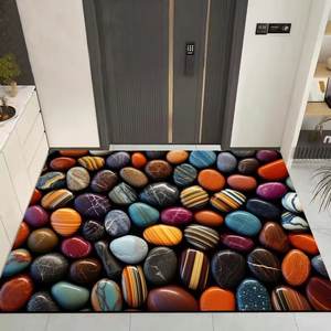 <span class=keywords><strong>Tapis</strong></span> de <span class=keywords><strong>porte</strong></span> imprimés antidérapants pour l'entrée de la maison, <span class=keywords><strong>tapis</strong></span> de sol en terre de diatomée pour zone boueuse - Product Image 1