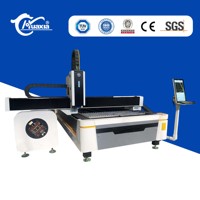 Machine de découpe laser à fibre avec table d'échange 1000W pour laiton, titane, acier inoxydable
