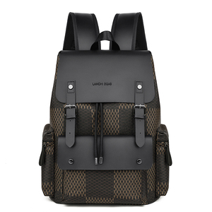 Sacs à <span class=keywords><strong>dos</strong></span> <span class=keywords><strong>en</strong></span> <span class=keywords><strong>cuir</strong></span> PU imperméables personnalisés avec logo 2025, sacs à <span class=keywords><strong>dos</strong></span> pour ordinateur portable, sacs de voyage d'affaires, grande capacité, vente <span class=keywords><strong>en</strong></span> gros, sacs à la mode pour hommes - Product Image 1
