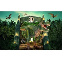 Kunden spezifische HD-Film Jurassic Tyranno saurus Rex Wohnzimmer Schlafzimmer Hintergrund Gedruckte Tapete