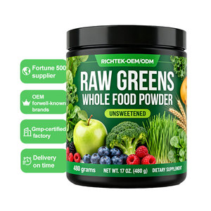 ODM & OEM Super verdi in polvere multivitaminico Mix completo di alimenti integrali vitamina minerale Superfood verde in polvere - Product Image 1