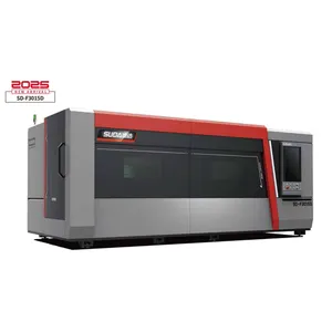 Hot Sell Top supplier High Speed 3015 metal sheet Laser Machine single table with enclose cover fiber laser cutter price