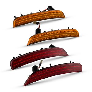 Pour Fiat 500 <span class=keywords><strong>500e</strong></span> Pop/Sports 2011-2019 avant + arrière LED feux de position latéraux feux de conduite 4 pièces - Product Image 1