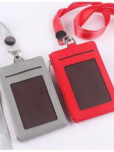 Porte-cartes fin X1222, étui pour cartes d'identité avec porte-clés pliable pour cartes de visite et d'identification professionnelle - Product Image 4