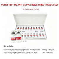 Poudre de peptides cosmétiques lyophilisés GHK-Cu, placenta de mouton hydrolysé, poudre de collagène lyophilisée, niacinamide, acide tranexamique