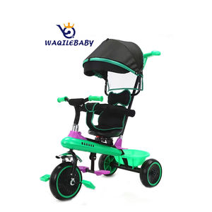 WQL – tricycle 3 roues pour enfants, pneu à air 4 en 1, roues de 12 pouces, tricycle pour bébé avec parasol, haute qualité - Product Image 3