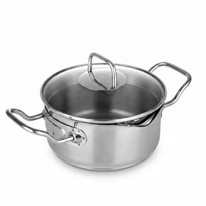 Casserole en acier inoxydable 304 avec <span class=keywords><strong>couvercle</strong></span> en verre, cuiseur à pâtes, trous de drainage fins et grossiers, casserole multifonction, fourniture d'usine - Product Image 2