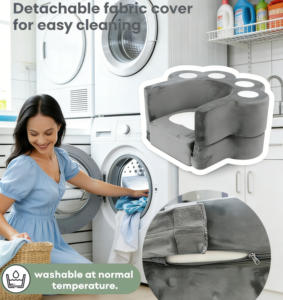 Sofá Cama Plegable Moderno para Niños, Portátil, para Viajes, Campamento, con Relleno de Esponja de Alta Densidad, Personalizable - Product Image 2