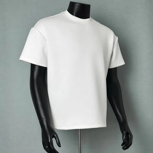 Vêtements pour hommes de haute qualité et de luxe, 300 g/m², personnalisés avec une marque, vente en gros de t-shirts, costumes, balles, impression sérigraphique, coupe ample, respirant - Product Image 3