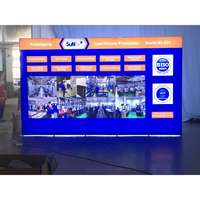Caja de luz LED de publicidad de doble cara directa de fábrica Pop-Up Seg para ferias comerciales interiores/exteriores Exposiciones Aluminio fácil