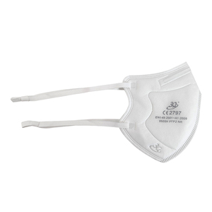 Mascarilla Facial Desechable <span class=keywords><strong>FFP2</strong></span> NR de 5 Capas con Estampado, con Banda Elástica para las Orejas, Blanca, Anti Polvo, Estándar EN149, Venta al por Mayor de Fábrica, Personalizable - Product Image 1