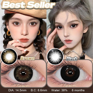 Spedizione gratuita lenti a contatto a colori da 16mm Logo Custom Brand lenti a contatto oculari da prescrizione lenti a contatto occhi a 6.00 1.00 - Product Image 1