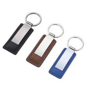 Regalo Promocional, Llavero de Cuero con Logotipo de Marca Personalizado, Grabado Láser, Llavero de Metal y Cuero PU - Product Image 2